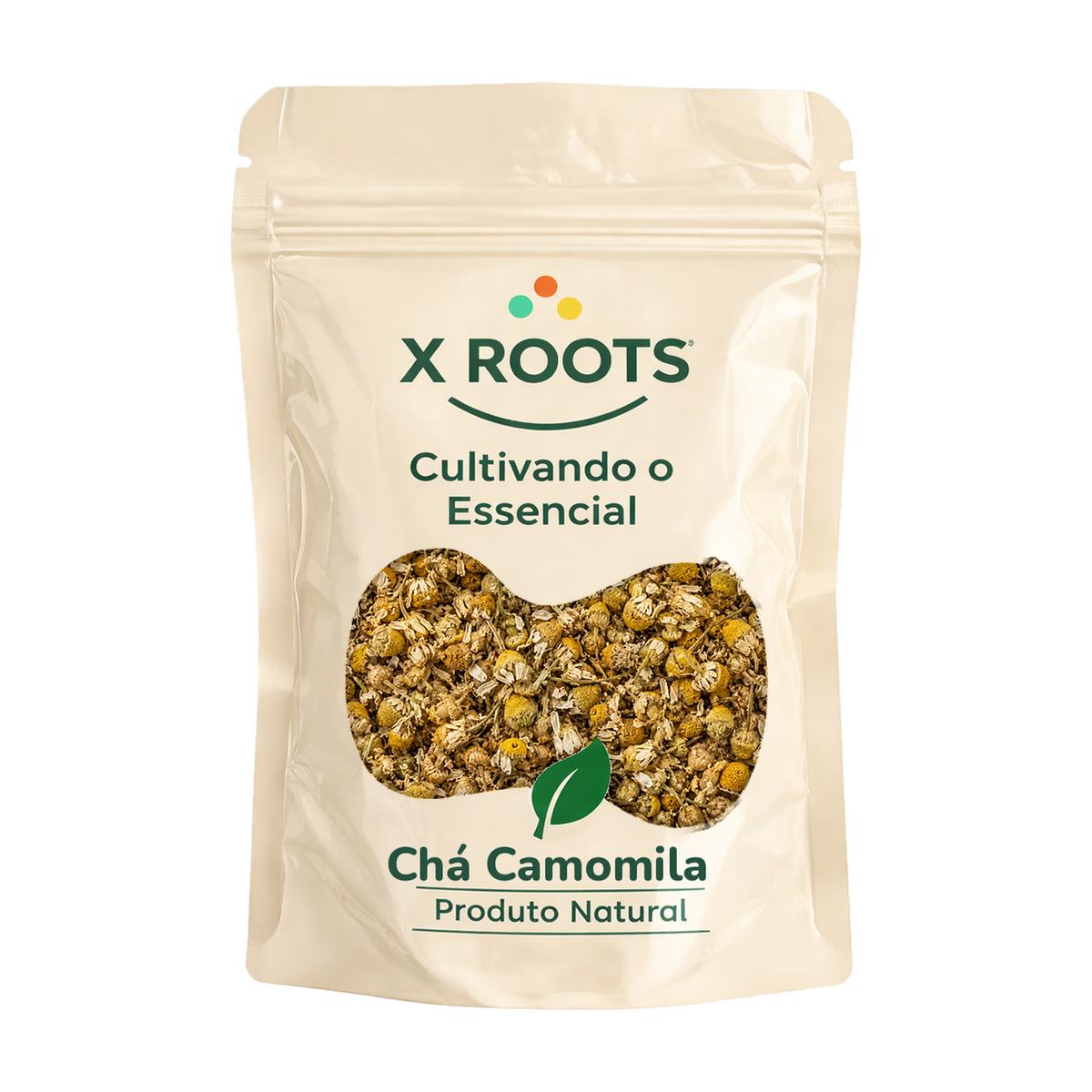 Chá de Camomila em Flores X Roots