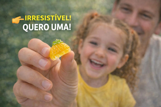Bala de Goma de Abacaxi 43% Suco da Fruta X Roots