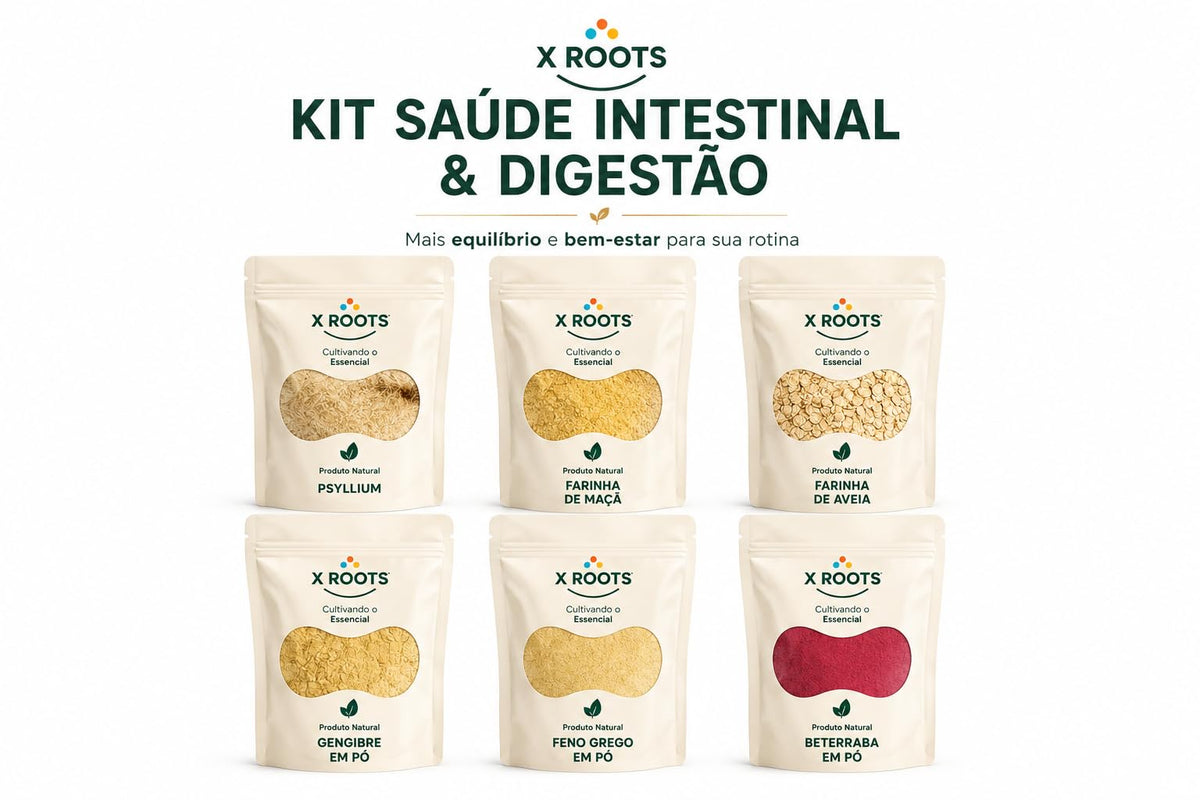 Kit Saúde Intestinal & Digestão X Roots