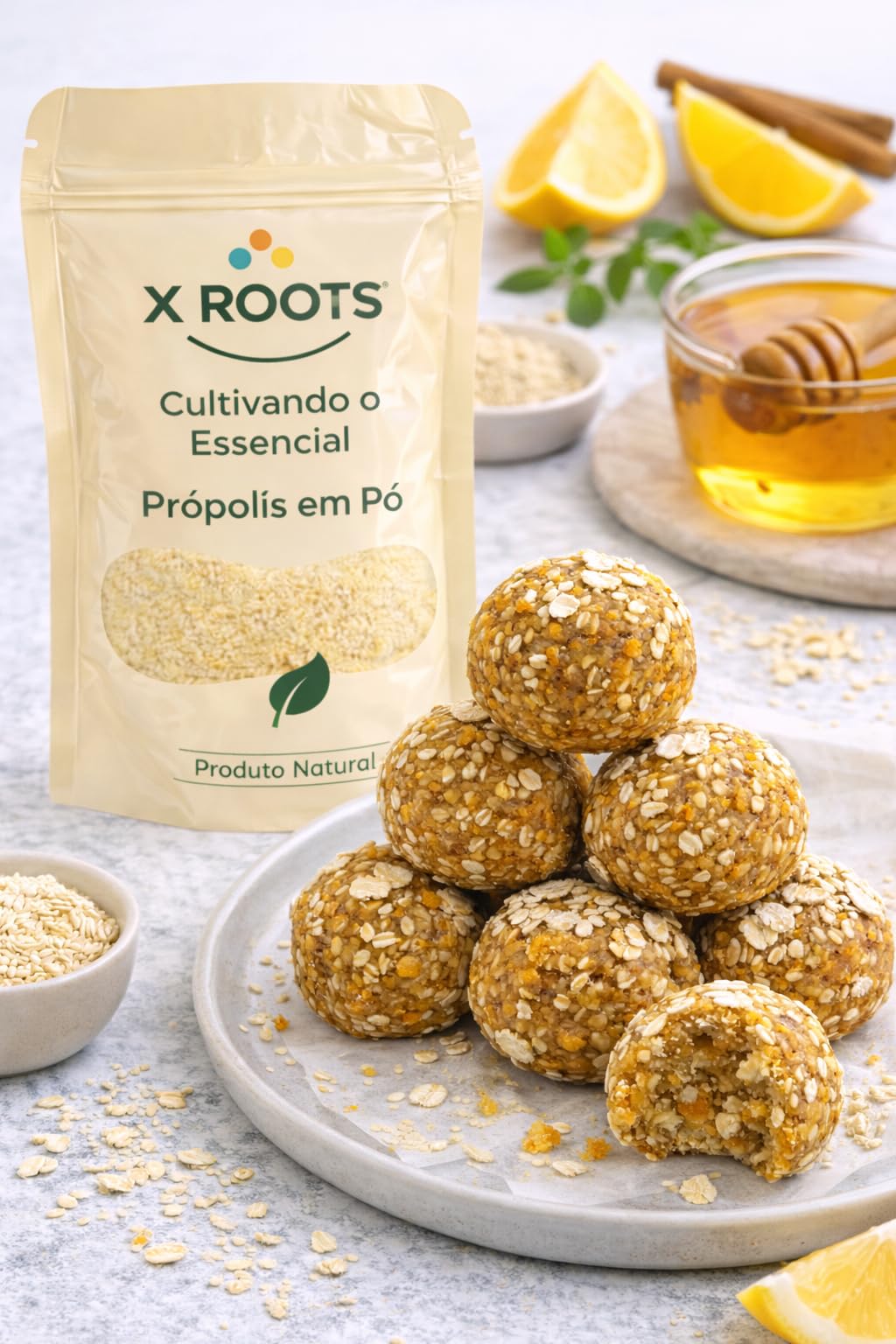 Própolis em Pó X Roots