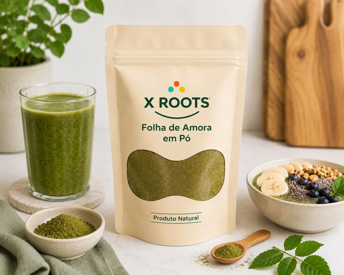 Folha de Amora em Pó X Roots