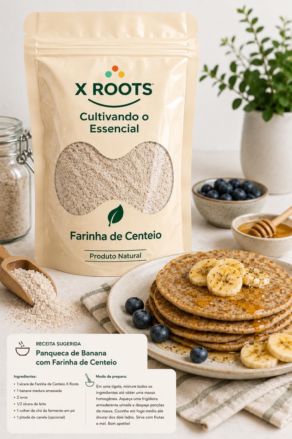 Farinha de Centeio X Roots