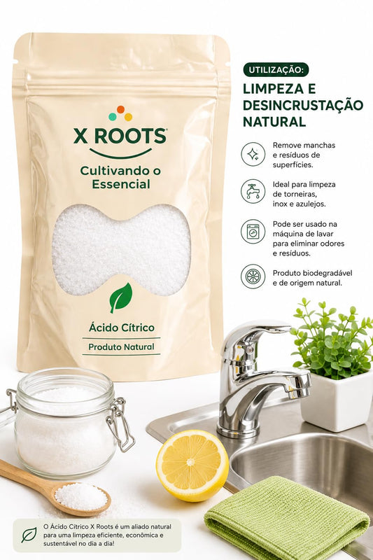 Ácido Cítrico Anidro Alimentício X Roots