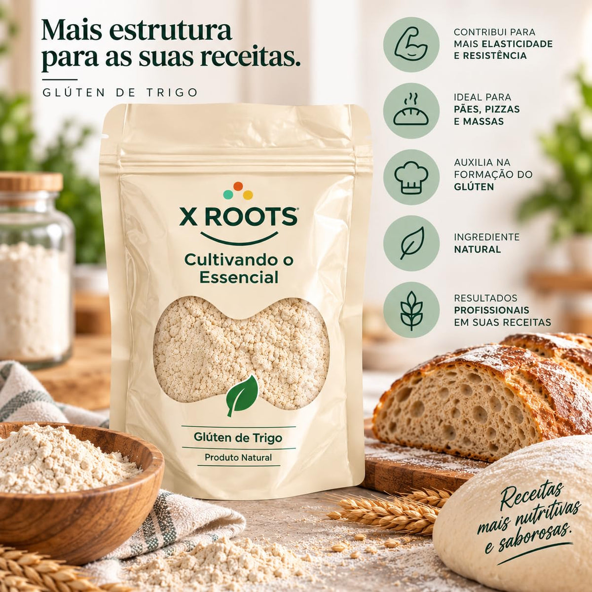 Glúten de Trigo X Roots