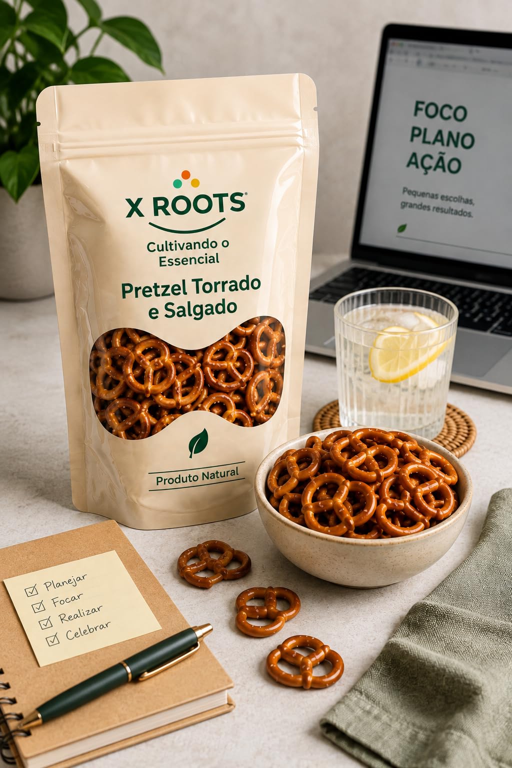Pretzel Torrado e Salgado X Roots