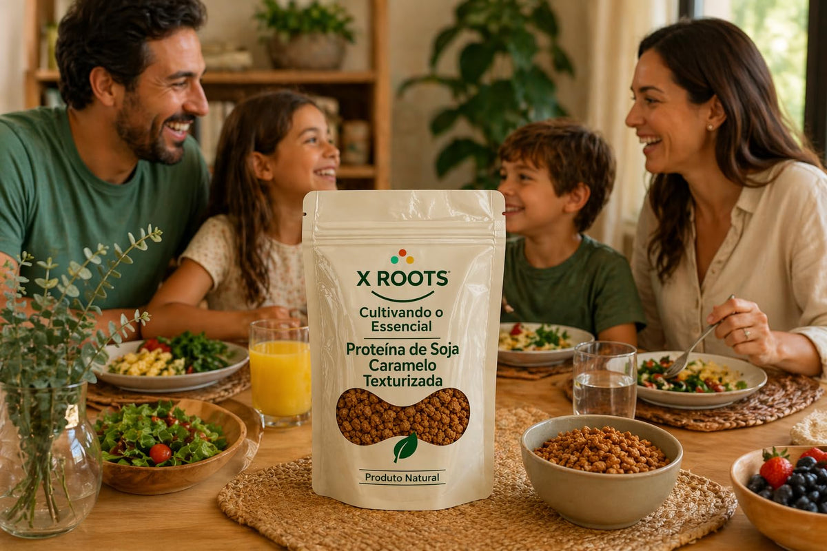 Proteína de Soja Clara Texturizada X Roots