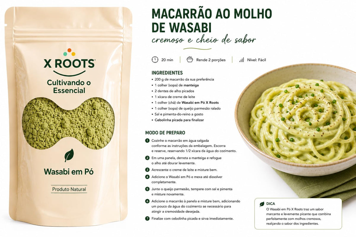 Wasabi em Pó X Roots