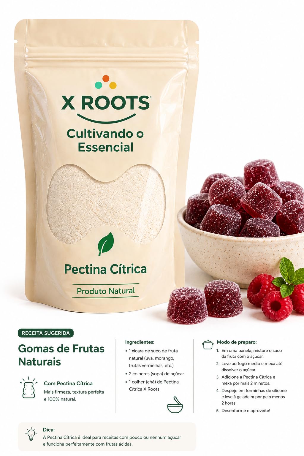 Pectina Cítrica X Roots