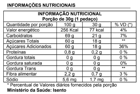 Cidra Cristalizada - Xroots