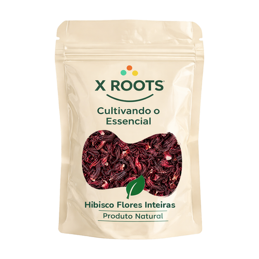 Chá de Hibisco em Flores Inteiras X Roots