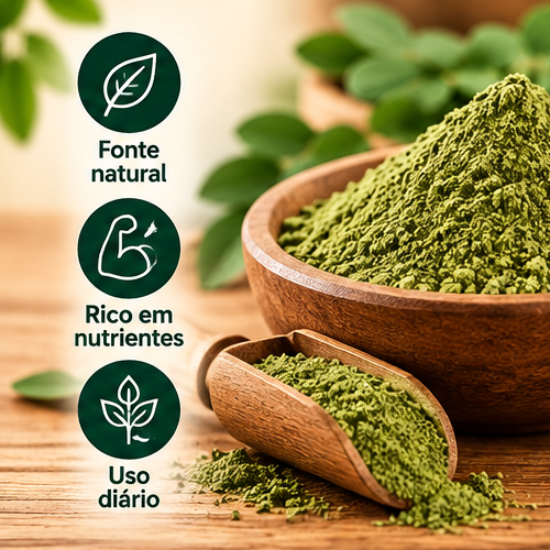 Chá de Moringa em Pó X Roots