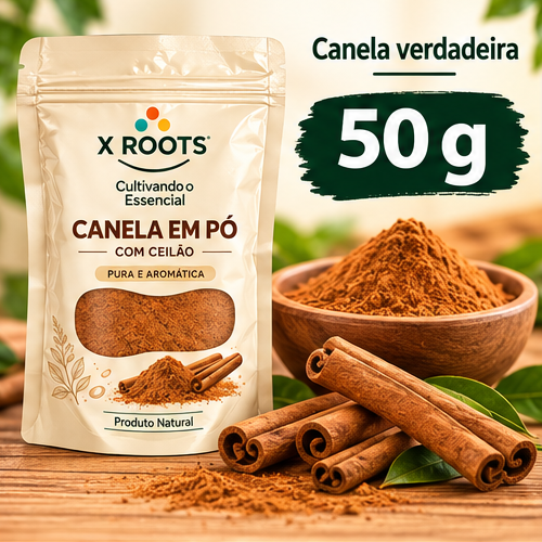 Canela em Pó de Ceilão X Roots