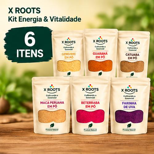 Kit Energia & Vitalidade 6 Itens X Roots