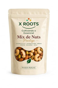 Mix de Nuts Prestige 250gr X Roots Premium – Castanha de Caju, Castanha do Pará, Amêndoas, Pistache, Macadâmia e Avelã – Seleção Gourmet de Oleaginosas