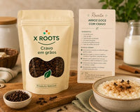 Cravo em Grãos 100gr X Roots – Cravo-da-Índia Inteiro Selecionado | Aroma Intenso e Sabor Marcante | Ideal para Doces, Bebidas, Conservas e Temperos