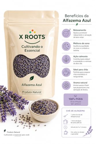 X Roots Alfazema Azul 100% Pura - Chá 250g