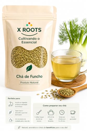 Chá de Funcho Premium 250gr Embalagem Abre e Fecha - X Roots