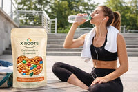 Mix Nuts Sweet & Salty X Roots 500gr – Snack Crocante com Pretzel, M&M’s e Castanhas | Doce e Salgado na Medida