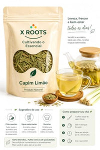 Chá Capim Limão Capim Santo 100% Puro Premium 250gr - X Roots