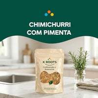 Tempero Chimichurri com Pimenta X Roots 1kg – Blend de Especiarias e Ervas Desidratadas – Embalagem Abre e Fecha