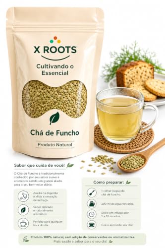 Chá de Funcho Premium 250gr Embalagem Abre e Fecha - X Roots