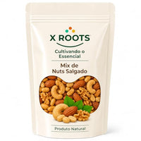 Mix Nuts Salgado 500gr X Roots – Castanhas, Nuts e Oleaginosas Selecionadas – Snack Crocante e Saboroso para o Dia a Dia