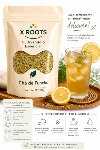 Chá de Funcho Premium 250gr Embalagem Abre e Fecha - X Roots