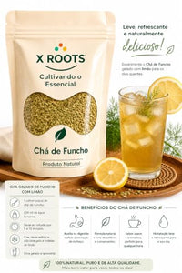 Chá de Funcho Premium 250gr Embalagem Abre e Fecha - X Roots