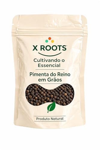 Pimenta do Reino em Grãos X Roots 100g – Especiaria Aromática Natural | Sabor Intenso e Moagem Fresca