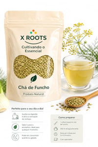 Chá de Funcho Premium 250gr Embalagem Abre e Fecha - X Roots