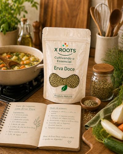 Erva Doce X Roots – Sementes Aromáticas Naturais | Ideal para Chás, Infusões e Receitas (100gr)