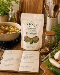 Erva Doce X Roots – Sementes Aromáticas Naturais | Ideal para Chás, Infusões e Receitas (100gr)
