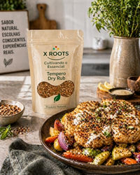 Tempero Dry Rub X Roots 500g – Mix de Especiarias para Carnes, Churrasco e Defumados | Sabor Intenso e Aromático
