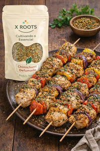 Chimichurri Defumado Premium X Roots 500gr – Tempero Argentino com Sabor Defumado | Ideal para Carnes, Churrasco e Grelhados