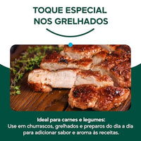 Tempero Chimichurri com Pimenta X Roots 500g – Blend de Especiarias e Ervas Desidratadas – Embalagem Abre e Fecha