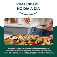 Tempero Chimichurri com Pimenta X Roots 1kg – Blend de Especiarias e Ervas Desidratadas – Embalagem Abre e Fecha
