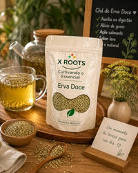 Erva Doce X Roots – Sementes Aromáticas Naturais | Ideal para Chás, Infusões e Receitas (100gr)