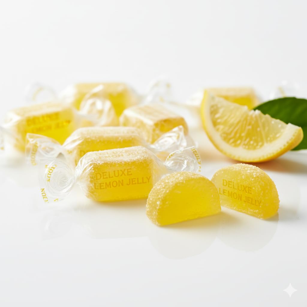 Bala de Goma de Limão 43% Suco da Fruta X Roots