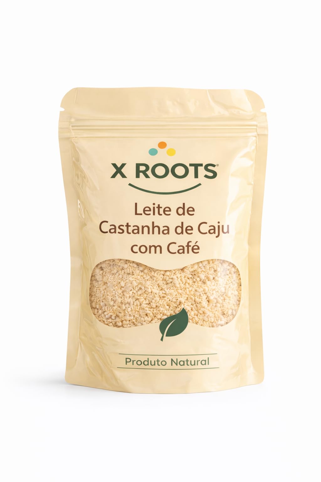 Leite de Castanha de Caju com Café em Pó X Roots