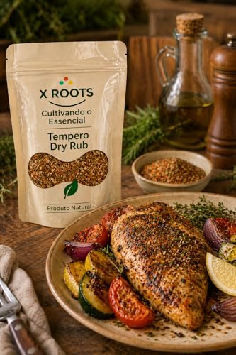 Tempero Dry Rub X Roots 500g – Mix de Especiarias para Carnes, Churrasco e Defumados | Sabor Intenso e Aromático