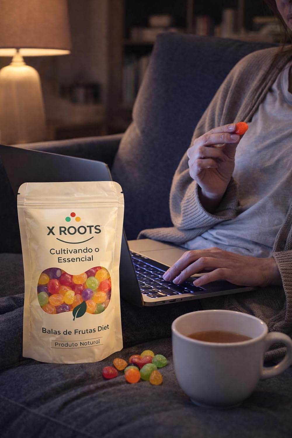 Balas de Frutas Diet X Roots