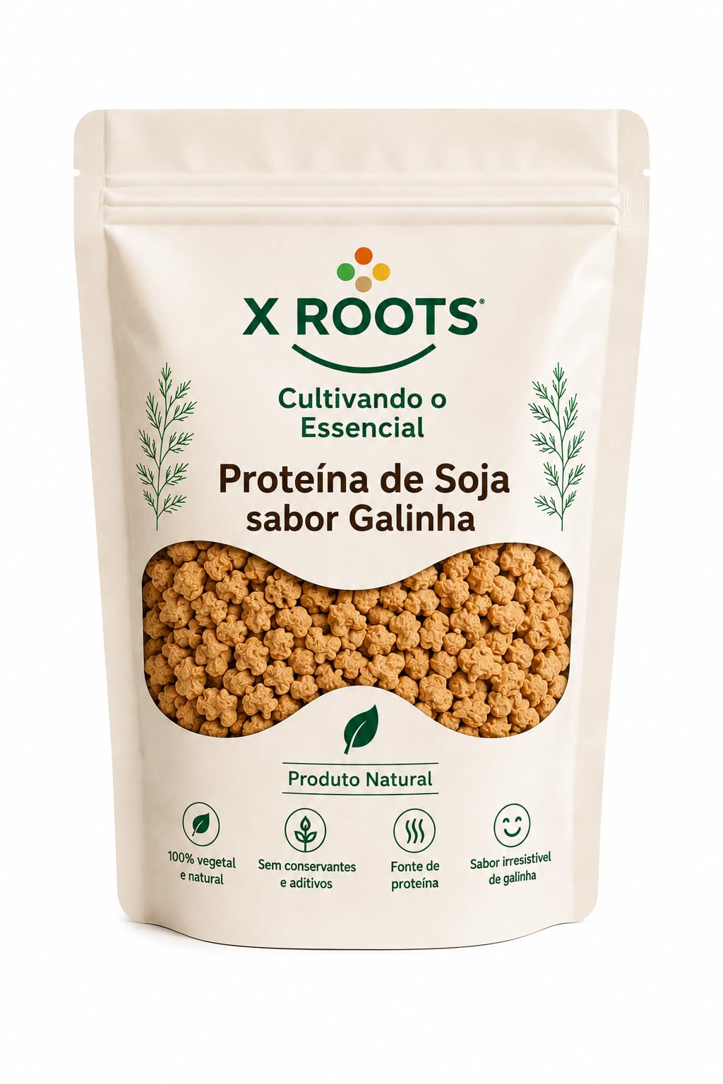 Proteína de Soja Sabor Galinha X Roots