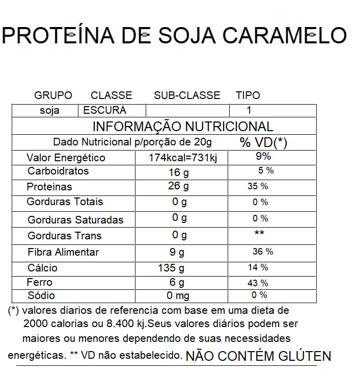 Proteína de Soja Caramelo X Roots