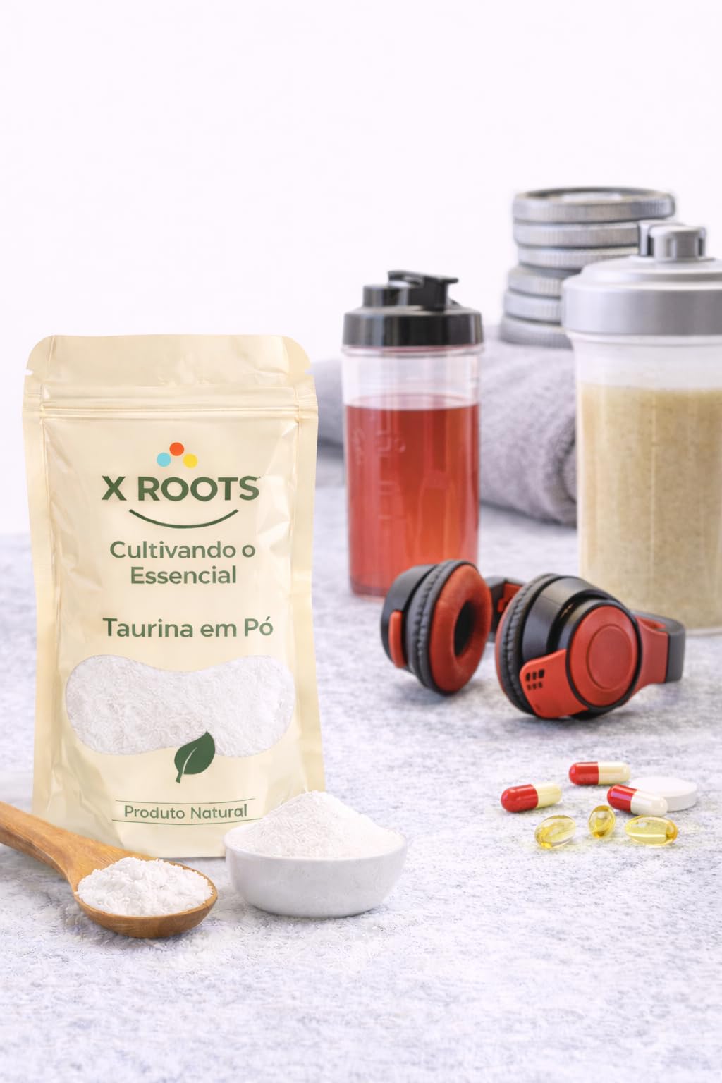 Taurina em Pó X Roots