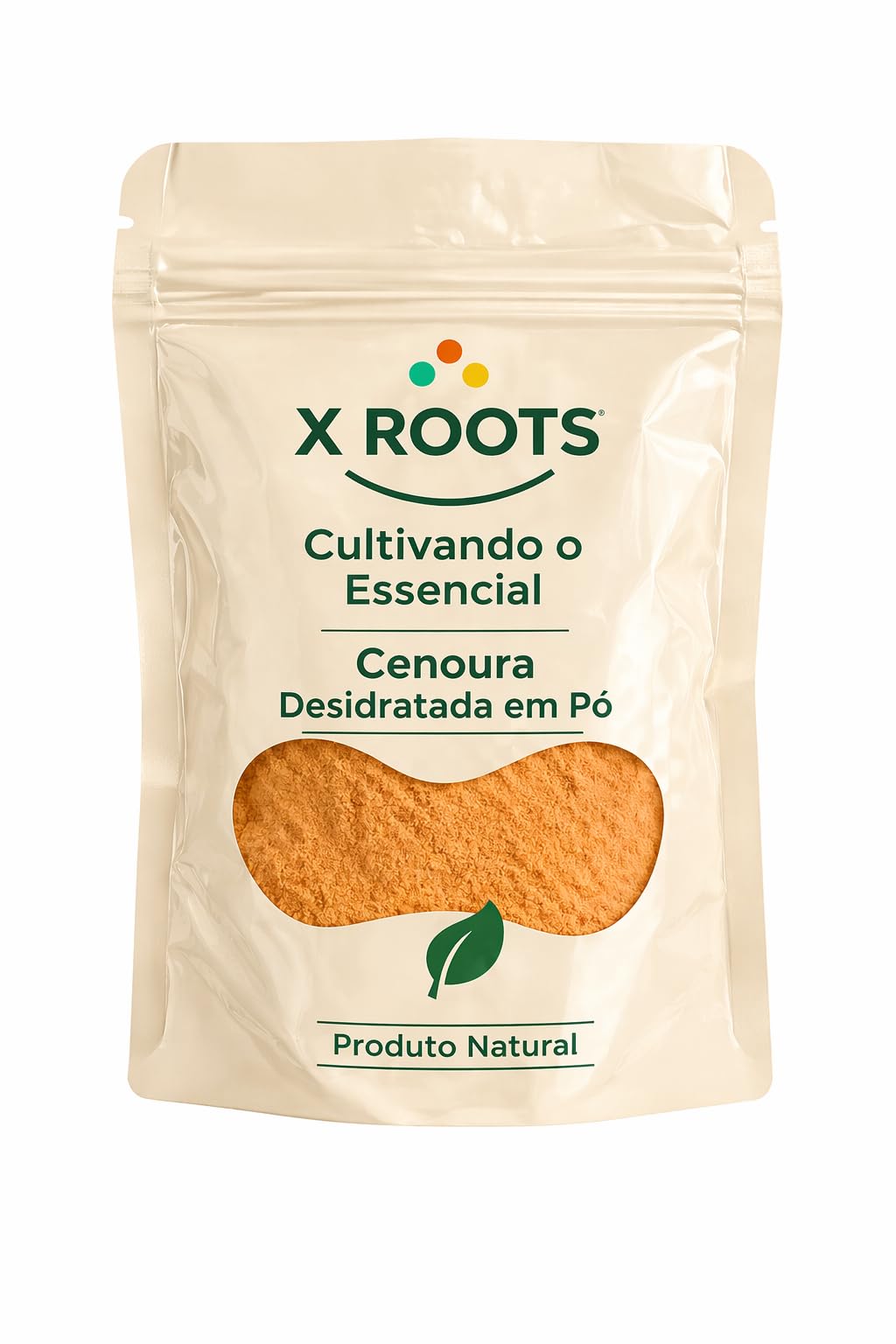 Cenoura Desidratada em Pó X Roots
