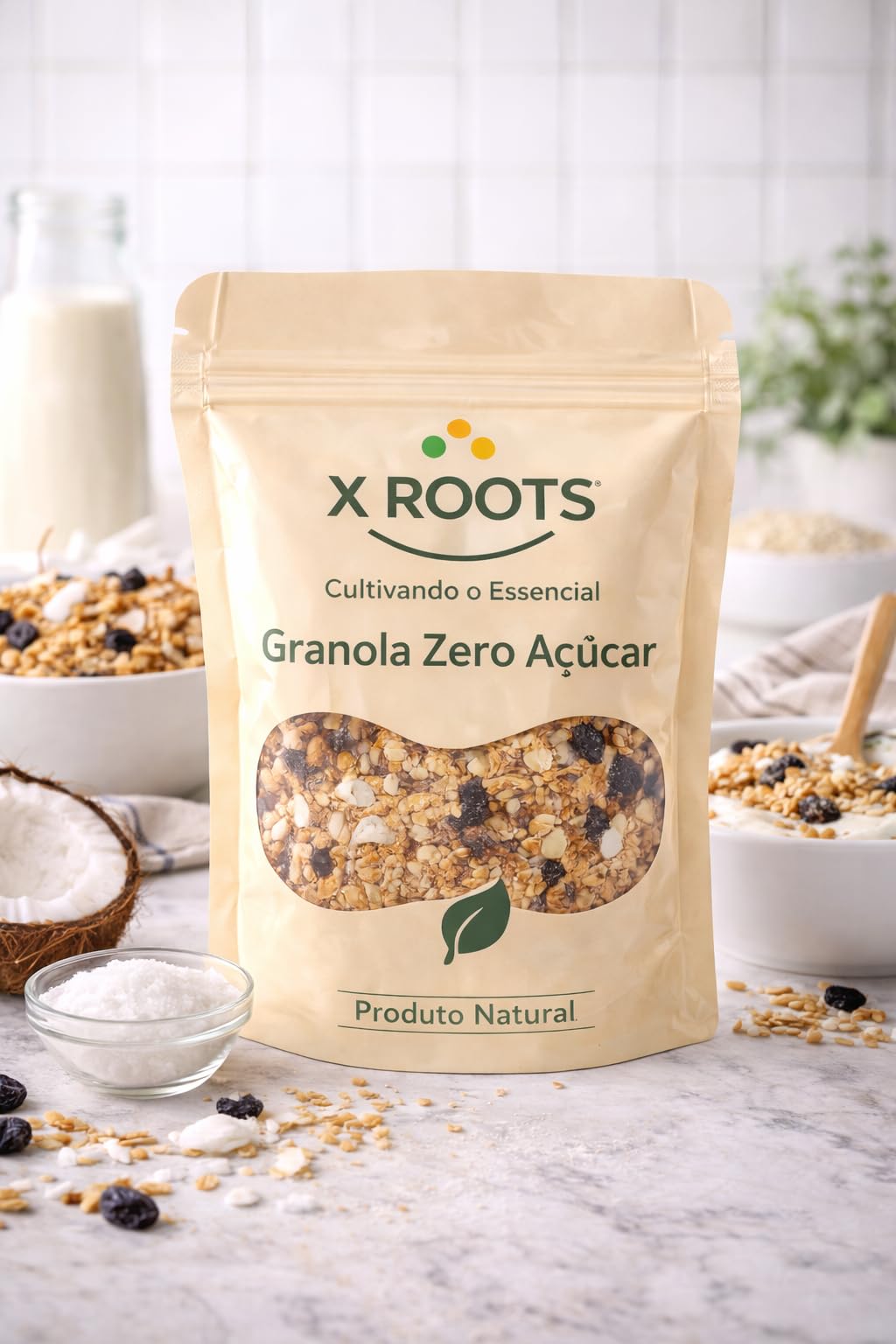 Granola Zero Açúcar X Roots