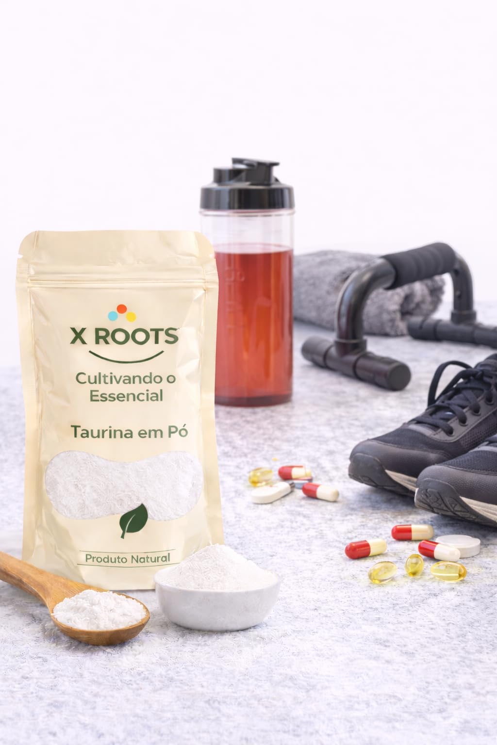 Taurina em Pó X Roots