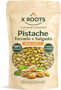 Pistache Torrado e Salgado Sem Casca X Roots 100g