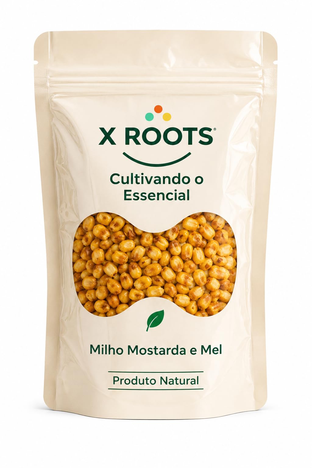 Milho Torrado Mostarda e Mel X Roots