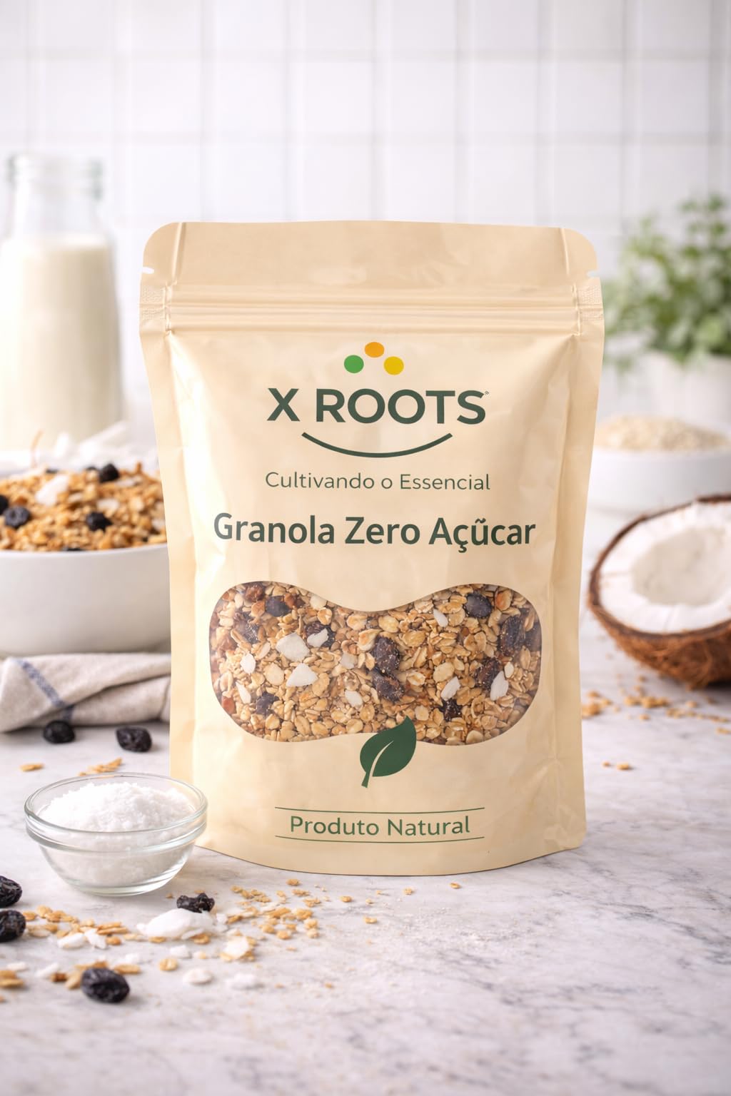 Granola Zero Açúcar X Roots